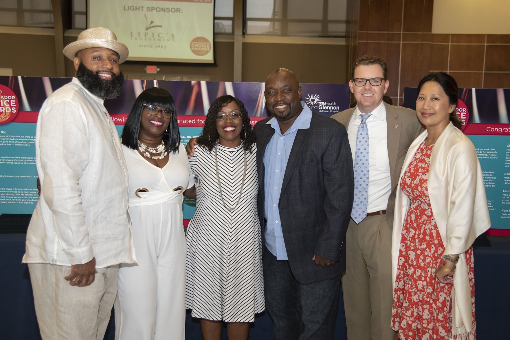 Brian and Cassandra Moore, Clarice Lewis-Patterson, Michael Patterson, Steven and Michelle Burghart